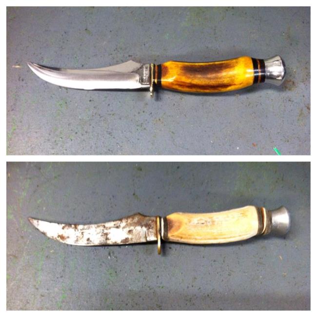 Read more: Hunting Knives Restored by Vulcan Knife