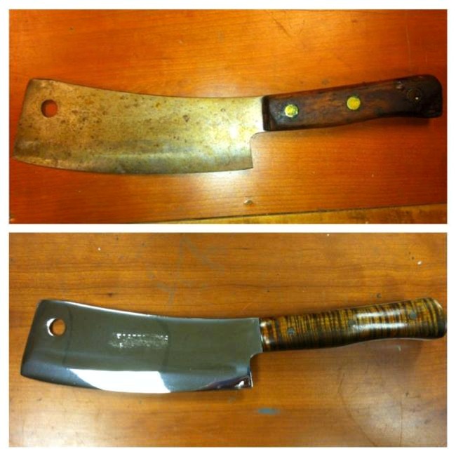 Read more: Meat Cleaver Restored by Vulcan Knife