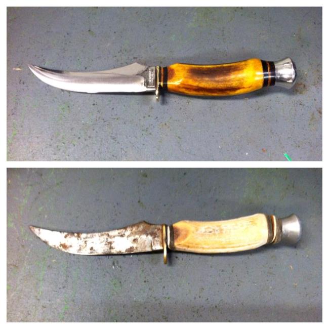 Click to view more Hunting Knife Restoration Tool Restoration Portfolio